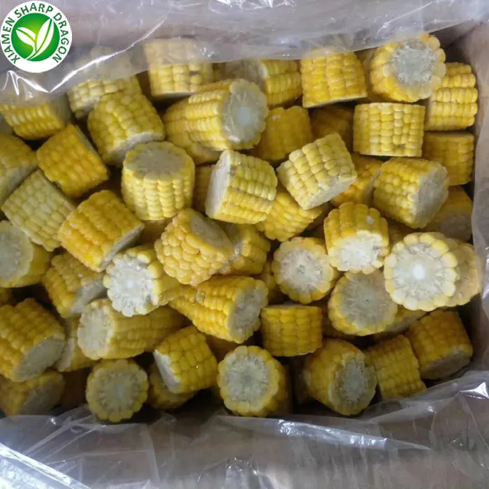 Jagung Manis Cob Jagung Kuning Beku IQF Utuh dengan Harga Bersaing