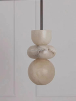 Lampes modernes Art Design Lustres en albâtre Lampe de chambre Lustres modernes pour enfants Lampes suspendues