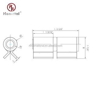 <span class=keywords><strong>Bisagra</strong></span> de acero al carbono de alta resistencia para puerta de jardín, soldable, con placa de <span class=keywords><strong>doble</strong></span> <span class=keywords><strong>ala</strong></span> y grasa para herrajes de portón - Product Image 6