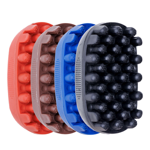 Nouvelle Brosse à <span class=keywords><strong>Cheveux</strong></span> en Caoutchouc Colorée pour Hommes Noirs – <span class=keywords><strong>Éponge</strong></span> Afro pour Torsades, Outil de Coiffage Grande et Petite Taille, Plusieurs Styles - Product Image 5