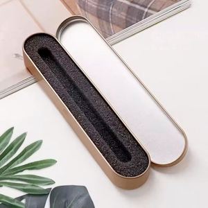 Boîte en métal pour stylo avec insert en éponge et logo personnalisé, pour aiguilles à acné et points noirs, idéale pour l'école et le bureau - Product Image 1