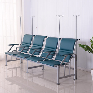 Sillas de Espera para Hospital Oulang Furniture, Asientos en Fila de Acero Laminado en Frío para Uso en Interiores Públicos - Product Image 1