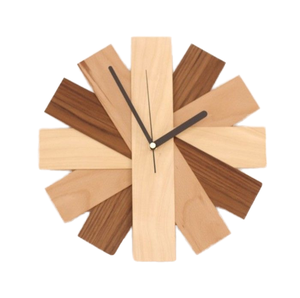 Premium Natural Wooden <b>Wall</b> <b>Clock</b> Low Cost Elegant Home <b>Decor</b> <b>Clock</b> for Living Room Bedroom Office - Product Image 1
