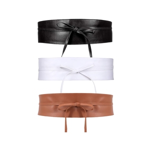 <span class=keywords><strong>Ceinture</strong></span> large <span class=keywords><strong>à</strong></span> <span class=keywords><strong>nouer</strong></span> pour femmes Boho Cinch Band <span class=keywords><strong>Ceinture</strong></span> <span class=keywords><strong>à</strong></span> la taille Faux <span class=keywords><strong>cuir</strong></span> <span class=keywords><strong>à</strong></span> lacets Enveloppant Obi Bowknot Corset <span class=keywords><strong>Ceinture</strong></span> - Product Image 6