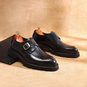 รองเท้าบูทกันน้ำสไตล์ใหม่สำหรับฤดูหนาว คลาสสิก ใช้งานได้หลากหลาย ลำลอง หุ้มข้อสูง สำหรับกิจกรรมกลางแจ้ง ทำงาน ผู้ชาย หนังแท้ เพิ่มความสูง รองเท้ากีฬา - Product Image 4