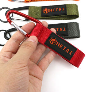 HT vente en gros échantillon <span class=keywords><strong>gratuit</strong></span> anneau en métal Unique Anime hôtel <span class=keywords><strong>voiture</strong></span> multifonction Logo Nylon sangle courte Mini porte-clés - Product Image 3