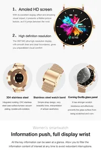 T8 Mini nouvelle mode ultra mince dame montre intelligente sang oxygène sport bande intelligente reloj inteligente femmes montre intelligente