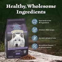 Blue Buffalo Wilderness Lam & Gezonde Granen Senior Droogvoer voor Honden