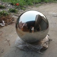 Décoration intérieure et extérieure Sphères en acier inoxydable 304 poli miroir Boules creuses Boules de jardin