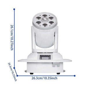 Hồng ông sản xuất 6*<span class=keywords><strong>50W</strong></span> RGBW dẫn ánh sáng sân khấu di chuyển đầu cho DJ/Disco bên quán rượu KTV - Product Image 6