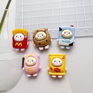 Accessoires pour <span class=keywords><strong>manger</strong></span> et jouer en résine pour frites DIY Data Cable Flat Resin Pencil Case Jewelry Resin Moules for Decoration - Product Image 3