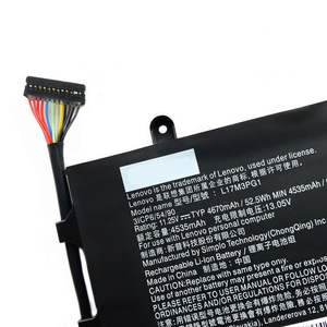 Nouvelle batterie d'ordinateur portable d'origine L17C3PG1 11.34V 52.5Wh pour <span class=keywords><strong>Lenovo</strong></span> <span class=keywords><strong>Legion</strong></span> Y530-15ICH Y545-PG0 <span class=keywords><strong>Y540</strong></span>-17IRH <span class=keywords><strong>Y540</strong></span>-15IRH L17L3PG1 - Product Image 2