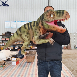 Marioneta de <span class=keywords><strong>Mano</strong></span> de Tiranosaurio Rex Mecánico Realista, Accesorio de Dinosaurio Animatrónico para Fiestas Infantiles, Exposiciones Educativas y Cabinas de Fotos - Product Image 1