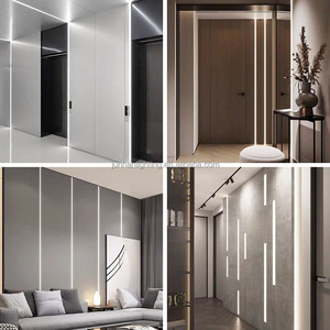 1707 màu đen Trần Bar chiếu sáng Strips recessed tuyến tính hồ sơ Alu kênh vách thạch cao thạch cao tường thạch cao <span class=keywords><strong>Led</strong></span> nhôm hồ sơ - Product Image 4