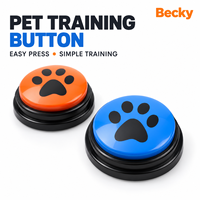 Jouets d'entraînement pour chiens de haute qualité, personnalisés, modernes, écologiques, en plastique, résistants à l'eau, avec bouton de communication