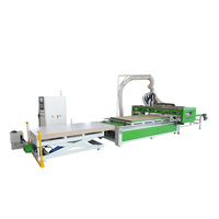 Router CNC de doble husillo Jinan Mosecnc MS-1325RAF de 3 ejes con alimentación automática ATC para uso doméstico, máquina de grabado MDF