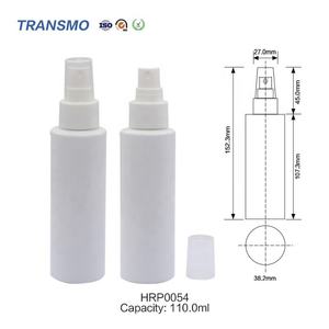 Free Samples <b>Empty</b> Spray <b>Bottles</b> Custom Hair Spray <b>Bottles</b> 110ml <b>Empty</b> White Fine Mist Spray <b>Bottle</b> with Pump - Product Image 3