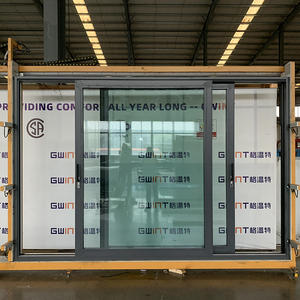 Certificación NFRC American Standard Patio Door Certificados IGCC Ascensor de vidrio y puerta corredera para la venta - Product Image 3