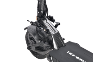 EN STOCK EN LA UE, TEVERUN 7260R 60V 27Ah, Pantalla TFT, NFC, Motor Dual de 2*2000W, Scooter Eléctrico de Dos Ruedas con Suspensión Hidráulica Completa, Plegable Digital, con Aplicación - Product Image 3