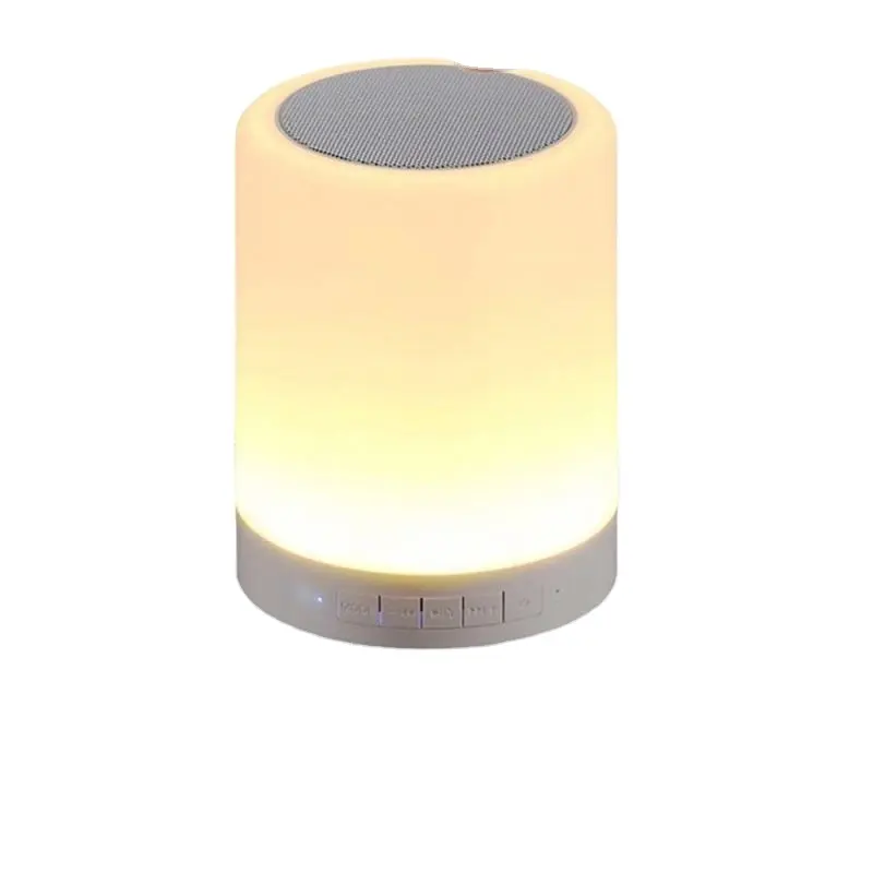 Bester Preis Nachtlicht LED-Lampe Bluetooth-Lautsprecher Voll bereichs lautsprecher 4-Zoll-Mini-Funklautsprecher