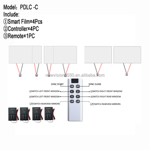 Pellicola Elettrocromica Intelligente per Vetri Auto, Oscurante Removibile e Riutilizzabile, Controllo Remoto per Privacy - Product Image 6
