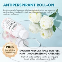 Déodorant Anti-Transpirant Roll-on en Gros pour Aisselles, Pierre d'Alun Naturelle, Déodorant et Anti-Transpirant pour Hommes et Femmes