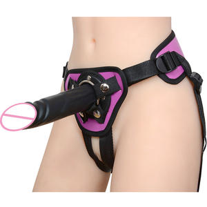 2021 Популярные носимые черные кожаные фаллоимитаторы в брюках секс-игрушки для женщин - Product Image 2