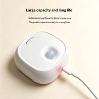 Éliminateur d'odeurs intelligent pour litière de chat - Désodorisant à ions négatifs avec capteur de mouvement automatique et batterie rechargeable