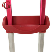 Valise de voyage/affaires télescopique en aluminium moderne de haute qualité bon marché Accessoires de poignée de chariot poussoir pour 20 "24" 28"