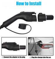Connecteur de câble de charge AUXUS EV Type 2 Adaptateur de chargeur EV pour EVSE