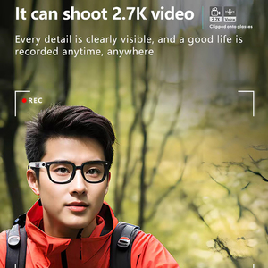 Xách tay Mini Wifi kính máy ảnh 0.96 inch IPS màn hình màu Wifi app điều khiển không dây 110 độ vlog Camera hành động - Product Image 6