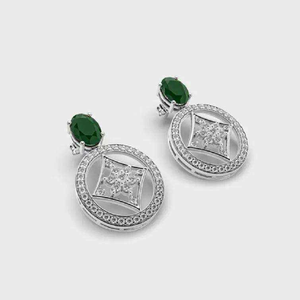 Elegant Lab Grown Diamond Drop Earrings | Luxury <b>Bridal</b> <b>Wedding</b> Jewelry | IGI Certified Sparkling Earrings for <b>Wedding</b> <b>Day</b> - Product Image 4