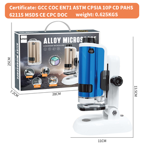 Zhorya fai da te microscopio giocattoli kit studenti portatile lega microscopio giocattolo Set di <span class=keywords><strong>scienza</strong></span> esperimento di gioco per i bambini - Product Image 6