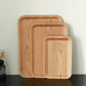 Grand plateau en bambou laqué personnalisé avec motif solide pour la cuisine, la table à manger et la décoration de la maison - Product Image 1