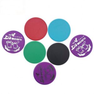 Jetons de poker Texas Hold'em ronds à faible coût, sans valeur nominale, en PS écologique pour jeux de société - Product Image 1