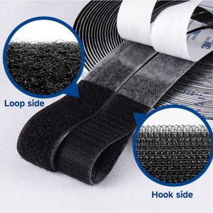 Bande auto-agrippante adhésive de haute qualité, produits populaires de type Velcro, avec colle au dos, fixation auto-adhésive rapide - Product Image 3