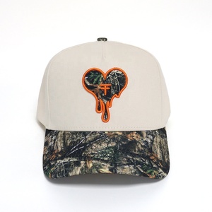 Original rétro poisson caché profil bas Mossy Oak Woodland coton forêt Camo Camouflage 5 panneaux chasse tactique casquette de Baseball - Product Image 6