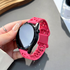 Correa de Silicona con Estampado de Huella de Perro Compatible con <span class=keywords><strong>Reloj</strong></span> Huawei, Correa Deportiva con Diseño de Hueso para Huawei Band 9 8 7 - Product Image 4