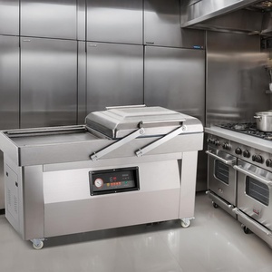 Máquina Empacadora y Selladora Industrial de Doble Cámara de Vacío para Pollo en Plástico de Fabricantes Hualian para Supermercado - Product Image 6