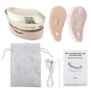 Cepillo Eléctrico Desenredante para el Cabello, Peine de Masaje con 4 Modos de Vibración, Impermeable, Herramienta de Cuidado Capilar con Rociador de Aceite (Atomizado) 500mAh - Product Image 4