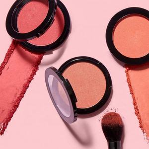 ตลับแป้งเปล่าสีทอง สำหรับแบรนด์ส่วนตัว กล่องแป้งทรงกลมขนาดเล็ก กล่องเคลือบผง - Product Image 1