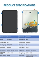 Nouvelle conception Tablette Android avec écran OLED de 8,8 pouces, résolution 1600x2560, 600 nits, pour la multimédia et la maison intelligente