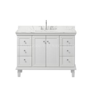 Hot Selling Bathroom <b>Cabinet</b> Vanity <b>with</b> Quality Ceramic <b>Wash</b> <b>Basin</b> Included - Product Image 4