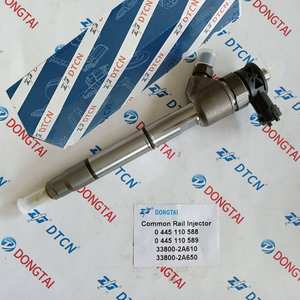 หัวฉีดดีเซลคอมมอนเรล DELPH1 รุ่นเหล็ก 0445110588 0445110589 สำหรับ 33800-2A610 33800-2A650 - Product Image 3