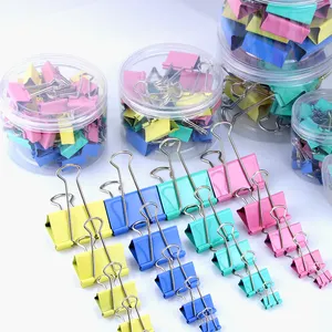 Wholesale 41mm Metal Sheet Binder Clips colourful paper clip binder