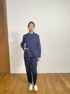 Conjunto de Uniforme Médico Unisex, Uniforme de Enfermera, Tela Tejida, Conjunto de Pantalones y Blusa Médica para Calentar, Traje Deportivo para Uso Hospitalario - Product Image 2