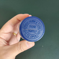 Contenant pour compléments alimentaires, flacon en plastique PET de 100 cc et 120 cc pour capsules, médicaments, pilules, impression sérigraphique