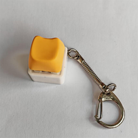 Porte-clés en forme de chat, bouton de clavier mécanique, jouet anti-stress pour la décompression, pendentif pour soulager le stress