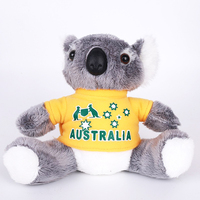 Poupée en peluche Koala avec T-shirt, Animal en peluche, ours en peluche, personnalisé, vente en gros