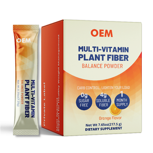 Poudre <span class=keywords><strong>de</strong></span> mélange <span class=keywords><strong>de</strong></span> fibres végétales Premium Carb Control sans sucre, saveur <span class=keywords><strong>orange</strong></span>, 4g <span class=keywords><strong>de</strong></span> fibres solubles, complément alimentaire pour un poids sain - Product Image 4